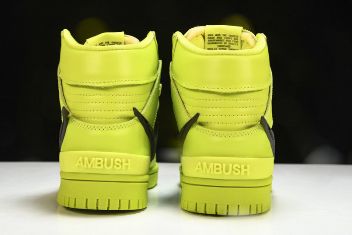 Nike Dunk High AMBUSH Flash Lime  CU7544-300