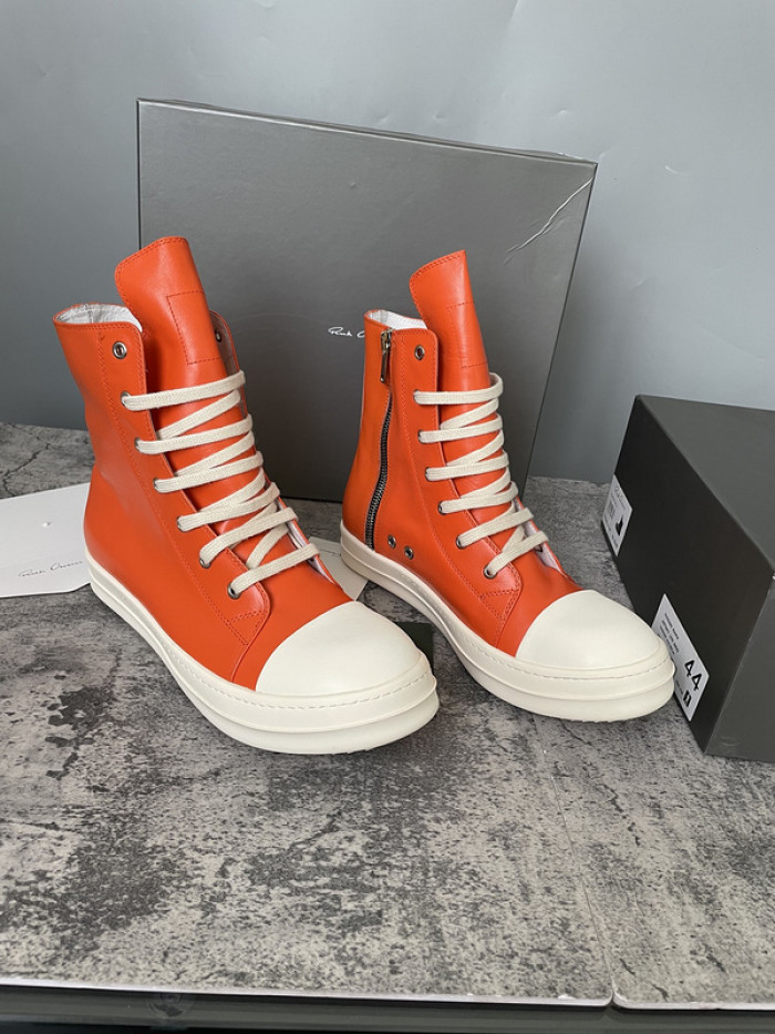 RICK OWENS SNEAKERS COPSHOE OR-high top 02