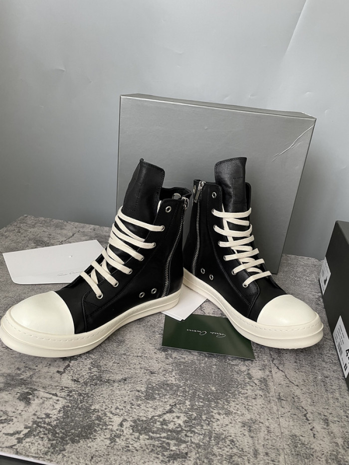 RICK OWENS SNEAKERS COPSHOE OR-high top 06