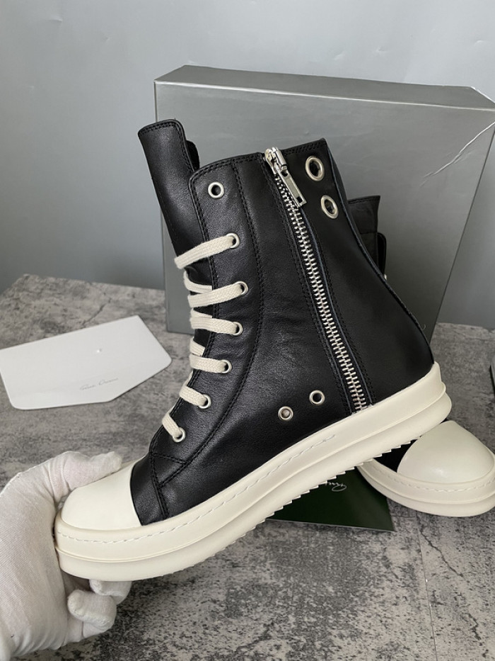 RICK OWENS SNEAKERS COPSHOE OR-high top 06