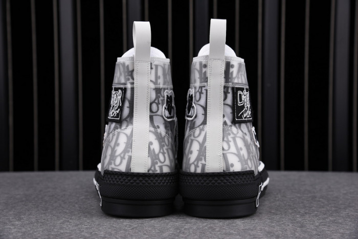 D1R* B23 OBLIQUE HIGH TOP SNEAKERS  KICKZE DR-10