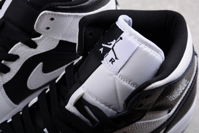 Jordan 1 Mid Split Black White (Women