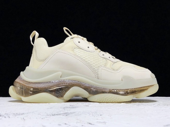 BL TRIPLE S TRAINERS CLEAR SOLE gold and white  541624  W09O1 9005