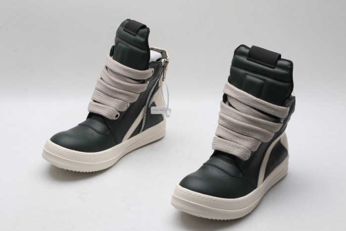 RICK OWENS SNEAKERS  olive  COPSHOE OR-96 olive