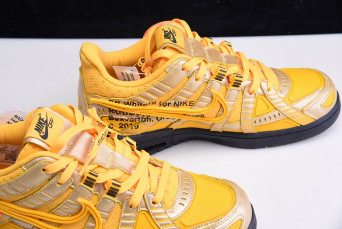 OF x Nike Air Rubber Dunk “University Gold”  CU6015-700