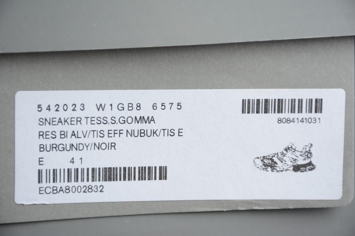 BL SNEAKER TESS.S.GOMMA BLACK RED 542023 W1GB9 6509