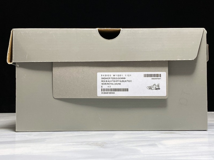 BL SNEAKER TESS.S.GOMMA BLACK FLUORESCENT YELLOF BLUE 542023 W1GB8 3443