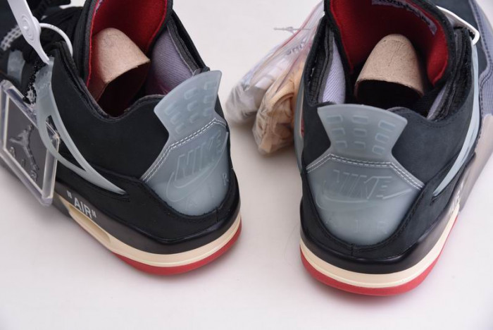OF x Air Jordan 4 “Bred” CV9388-001
