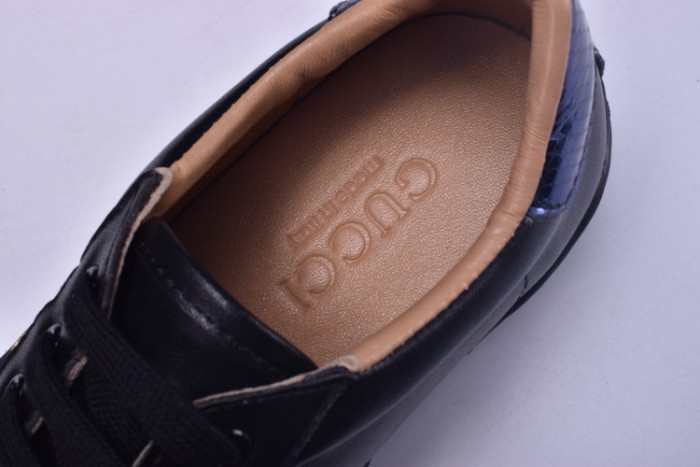 GC Ace Embroidered Low-Top Sneaker black with bee mens 431942-A38G0